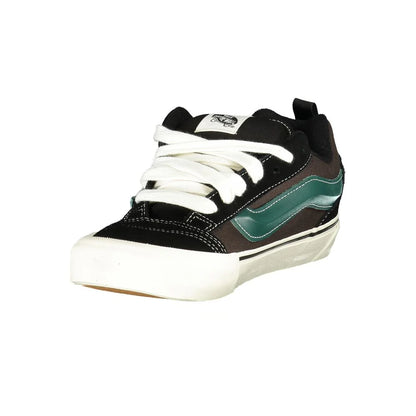 Bold Vans Knu Skool Sneakers with Striking Green Details