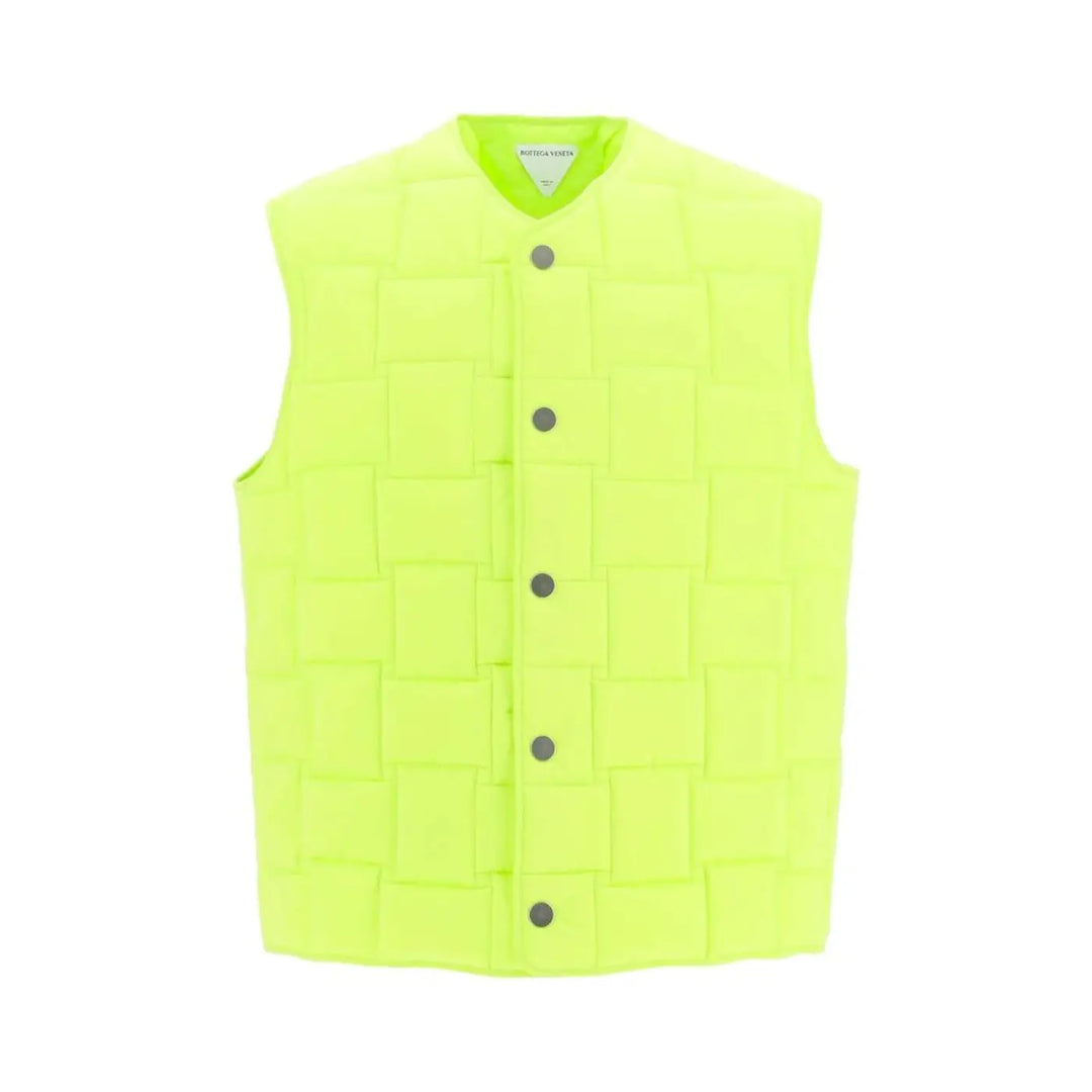 Bottega Veneta Bicolor Polyamide Sleveless Jacket