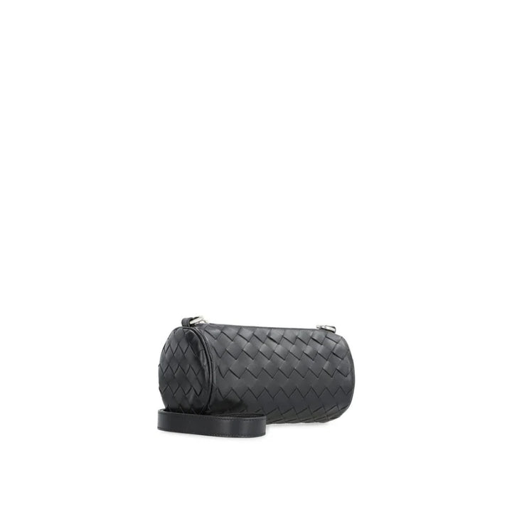 Bottega Veneta Black Calfskin Crossbody Bag
