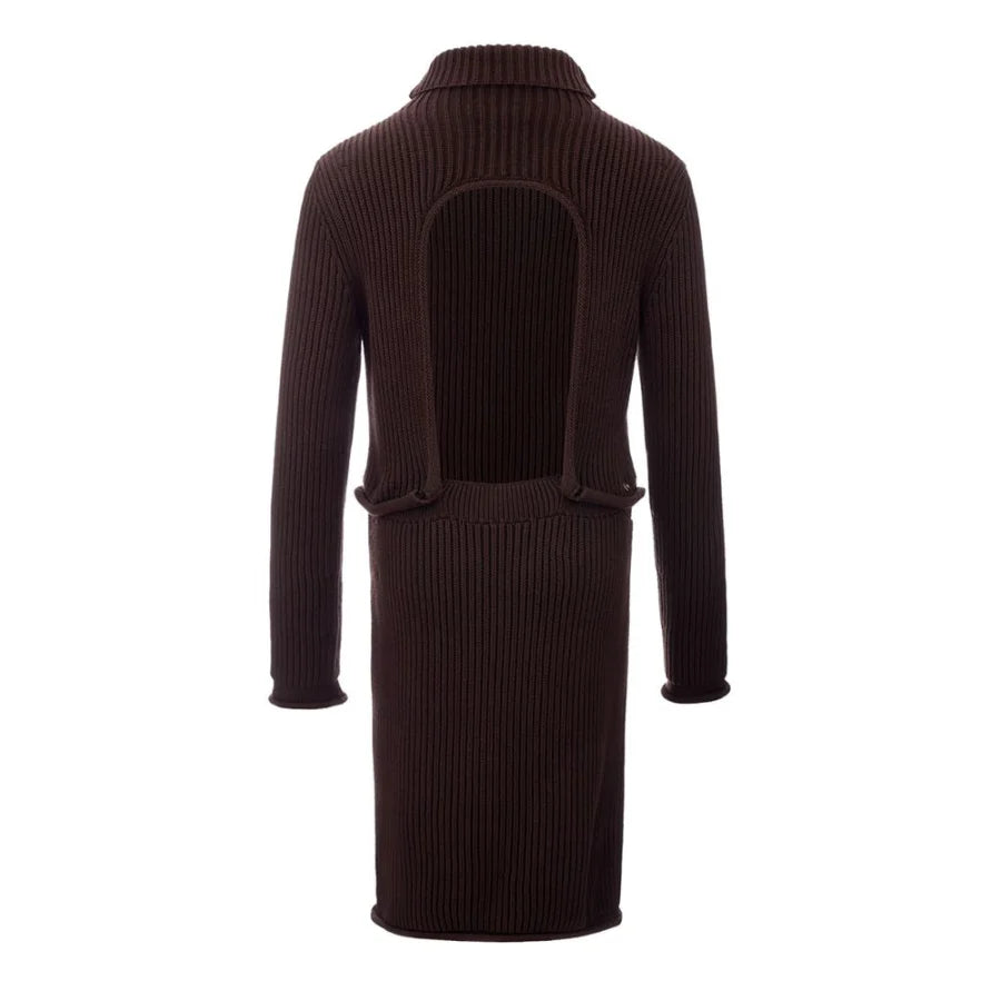 Bottega Veneta Brown Viscose Casual Dress