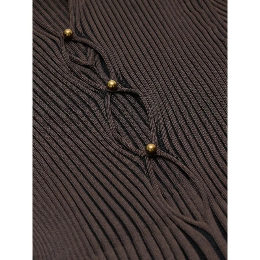 Bottega Veneta Brown Viscose Turtleneck