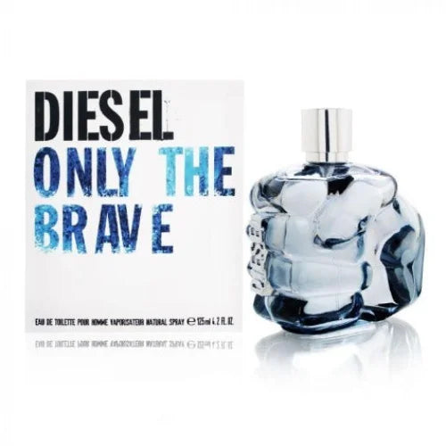 Brave Makes Clear with Iconic Fist-Shaped Glass Flacon Cologne for Men Men’s Diesel