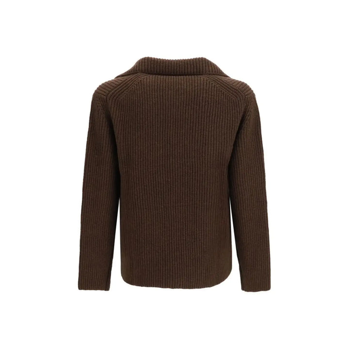 Brooksfield Brown Wool Oves Aries Full-length Jacket