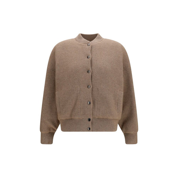 Brunello Cucinelli Bomber Jackets - Beige Cashmere