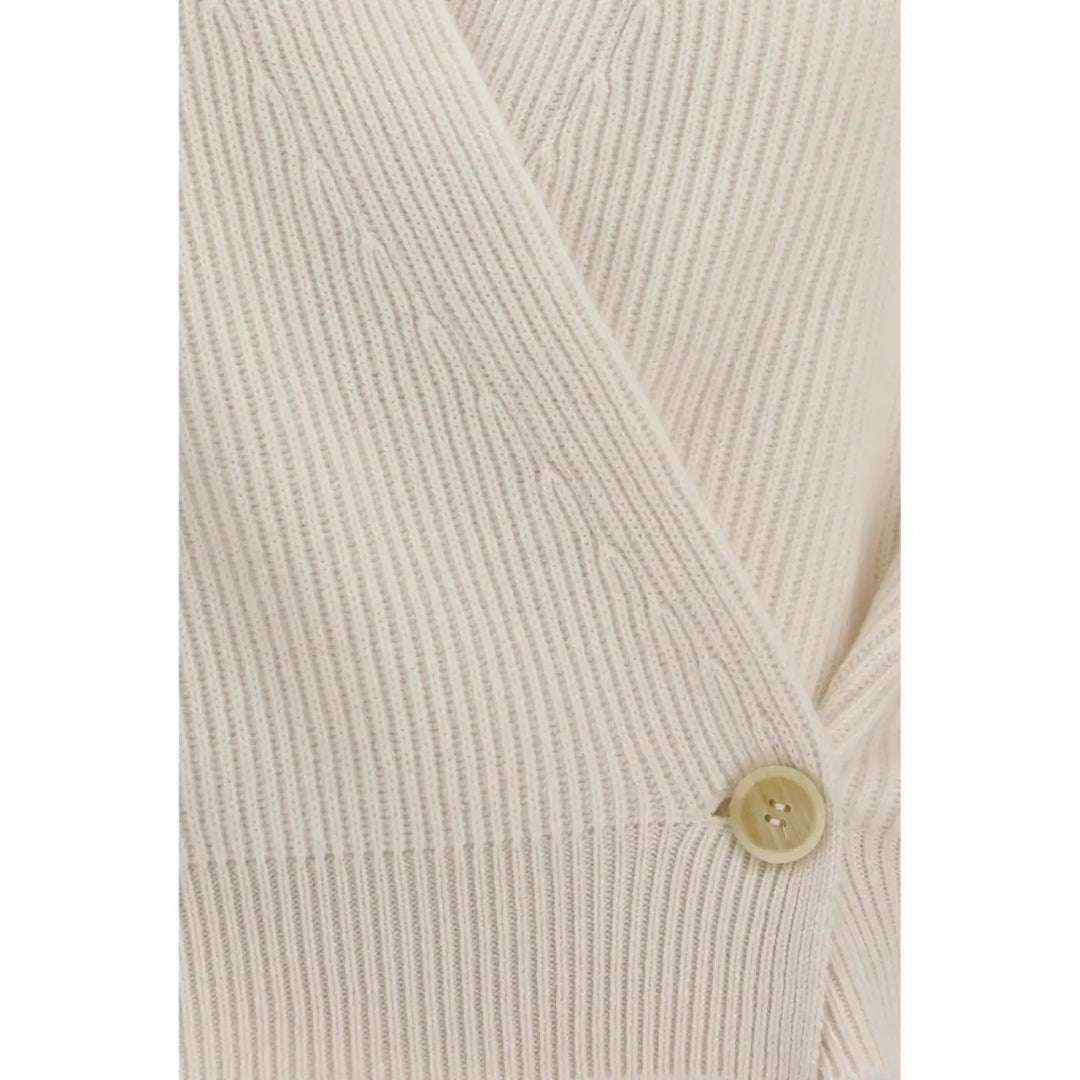 Brunello Cucinelli Beige Cashmere Cardigan