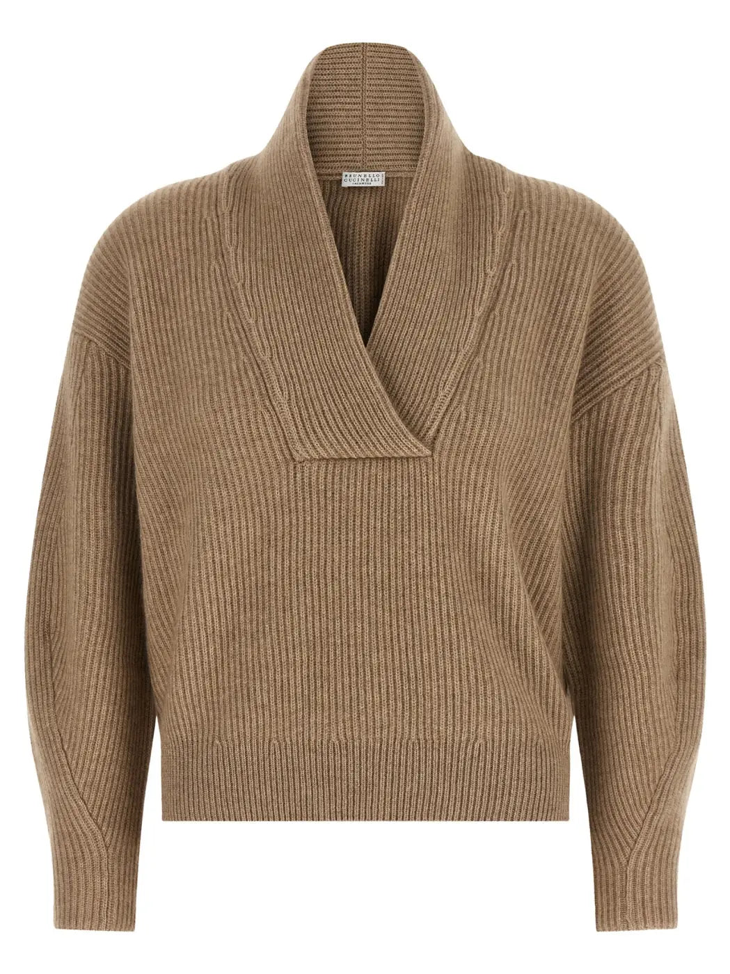 Brunello Cucinelli Beige Cashmere Cardigan