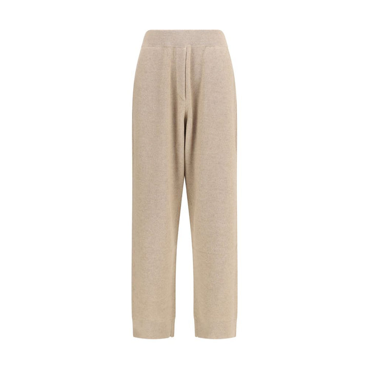 Brunello Cucinelli Beige Cashmere Casual Pants