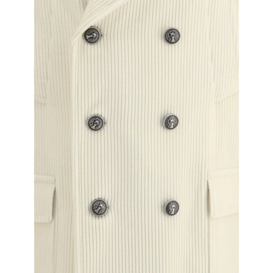 Brunello Cucinelli Beige Cashmere Coat