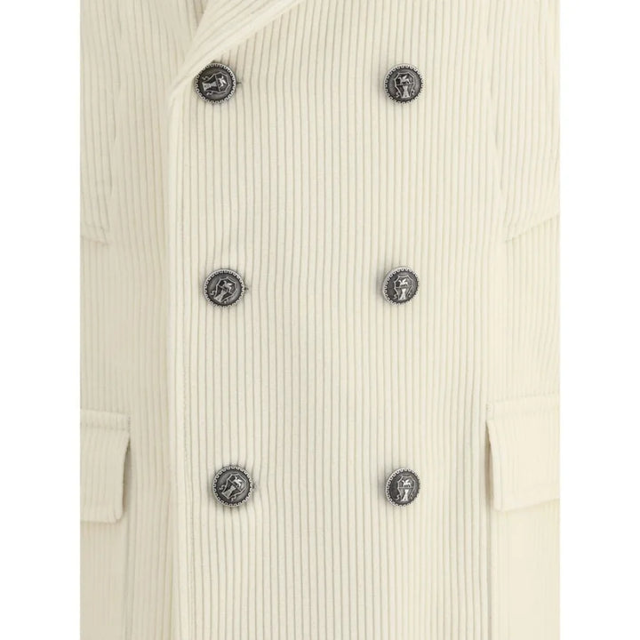 Brunello Cucinelli Beige Cashmere Coat