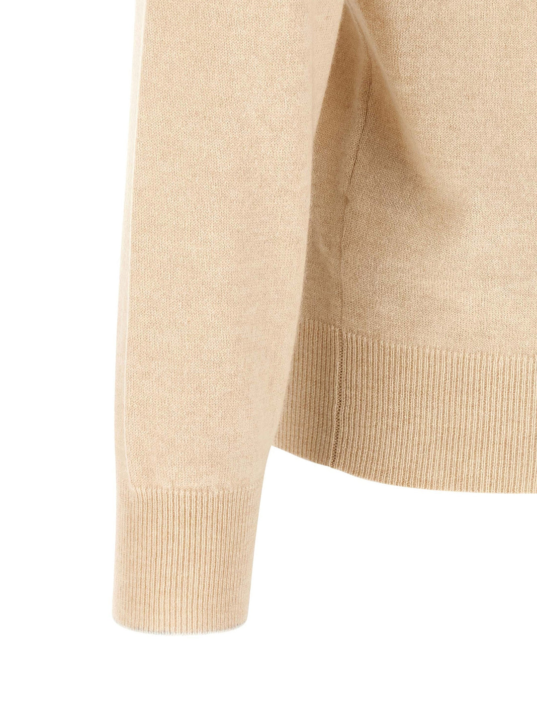 Brunello Cucinelli Beige Cashmere Polo Shirt