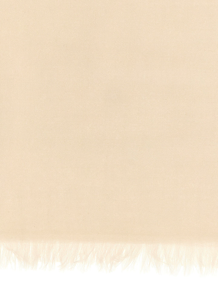 Brunello Cucinelli Beige Cashmere Scarf