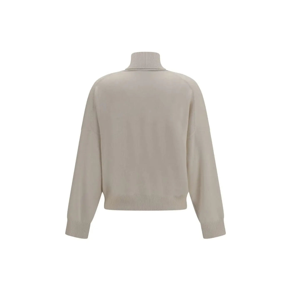 Brunello Cucinelli Beige Cashmere Sweater
