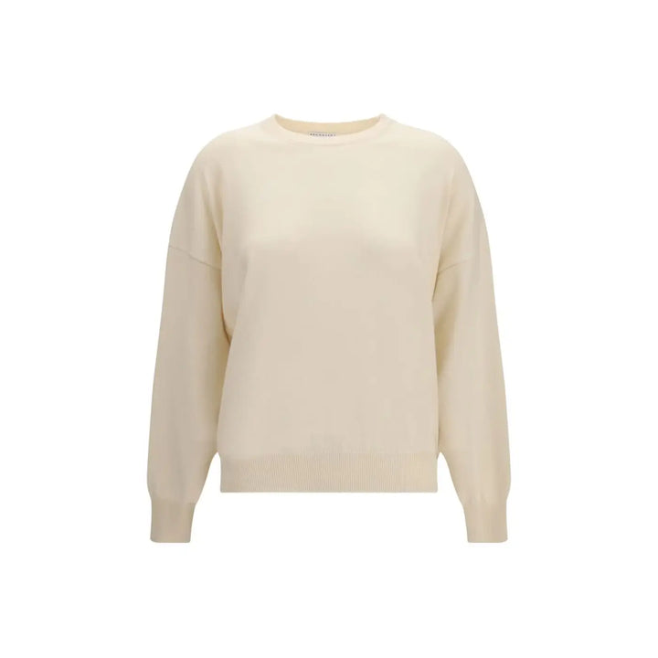 Brunello Cucinelli Beige Cashmere Sweater