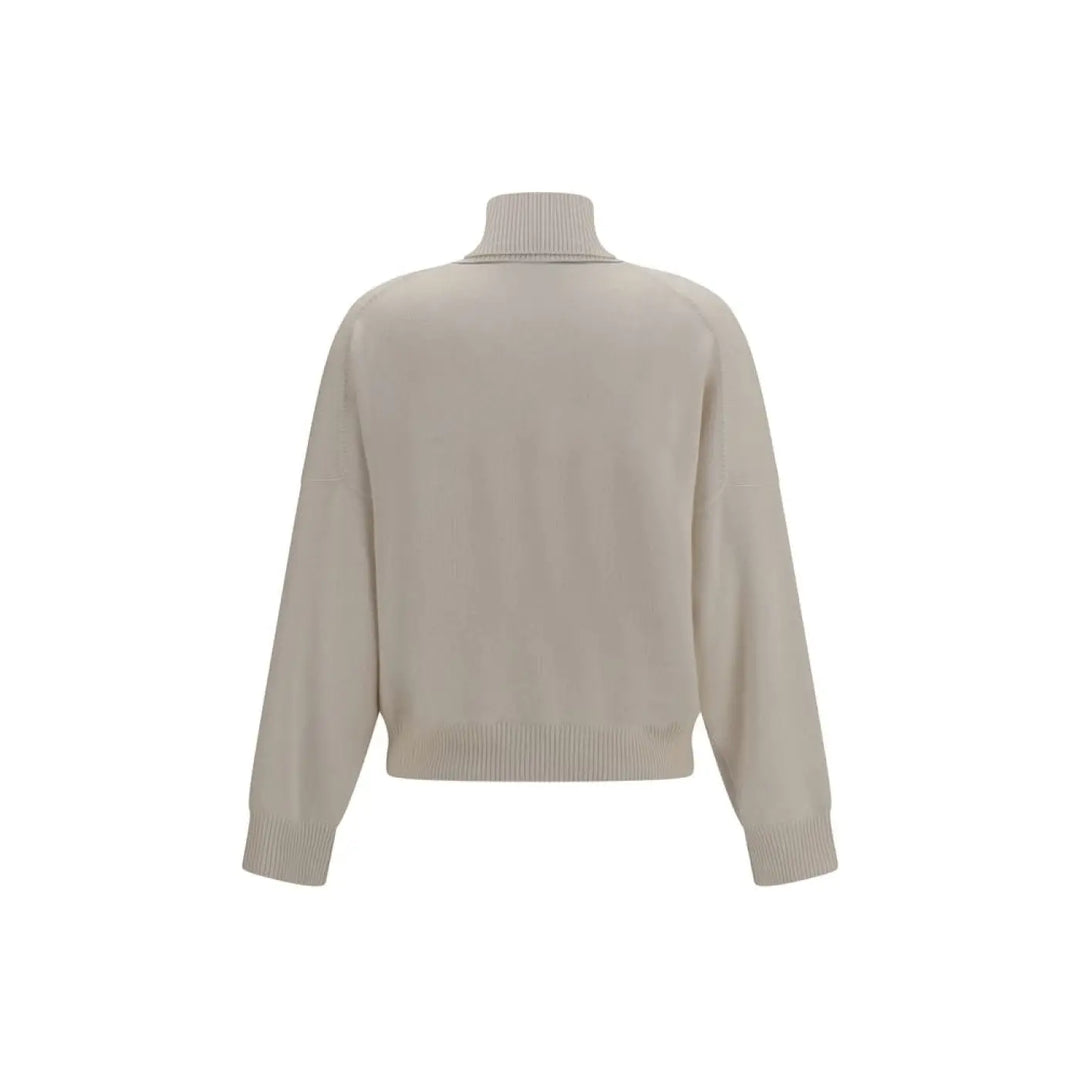 Brunello Cucinelli Beige Cashmere Sweater