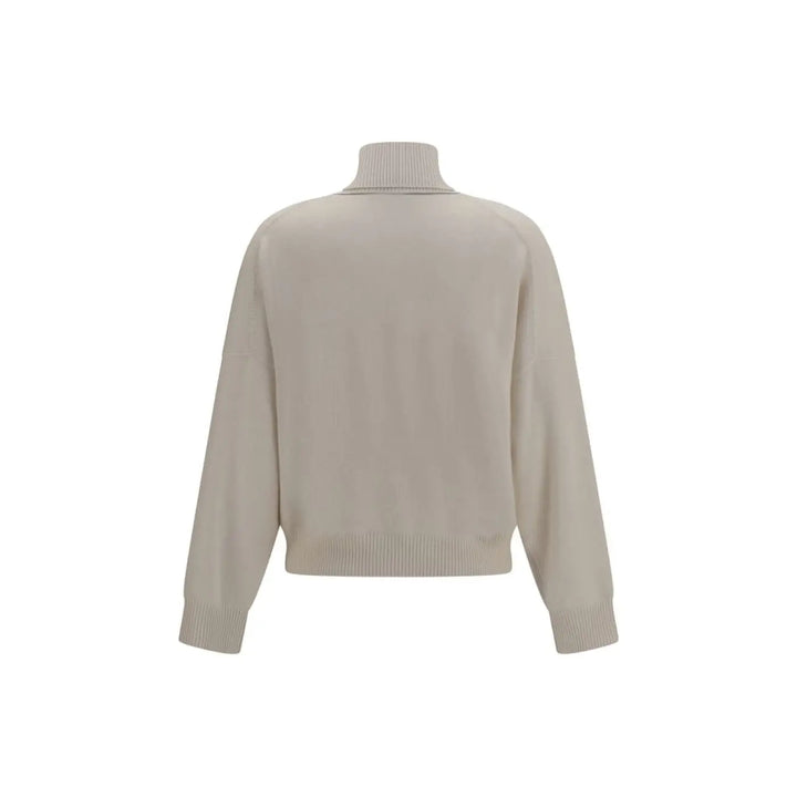 Brunello Cucinelli Beige Cashmere Sweater