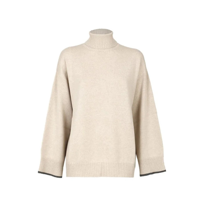 Brunello Cucinelli Beige Cashmere Sweater