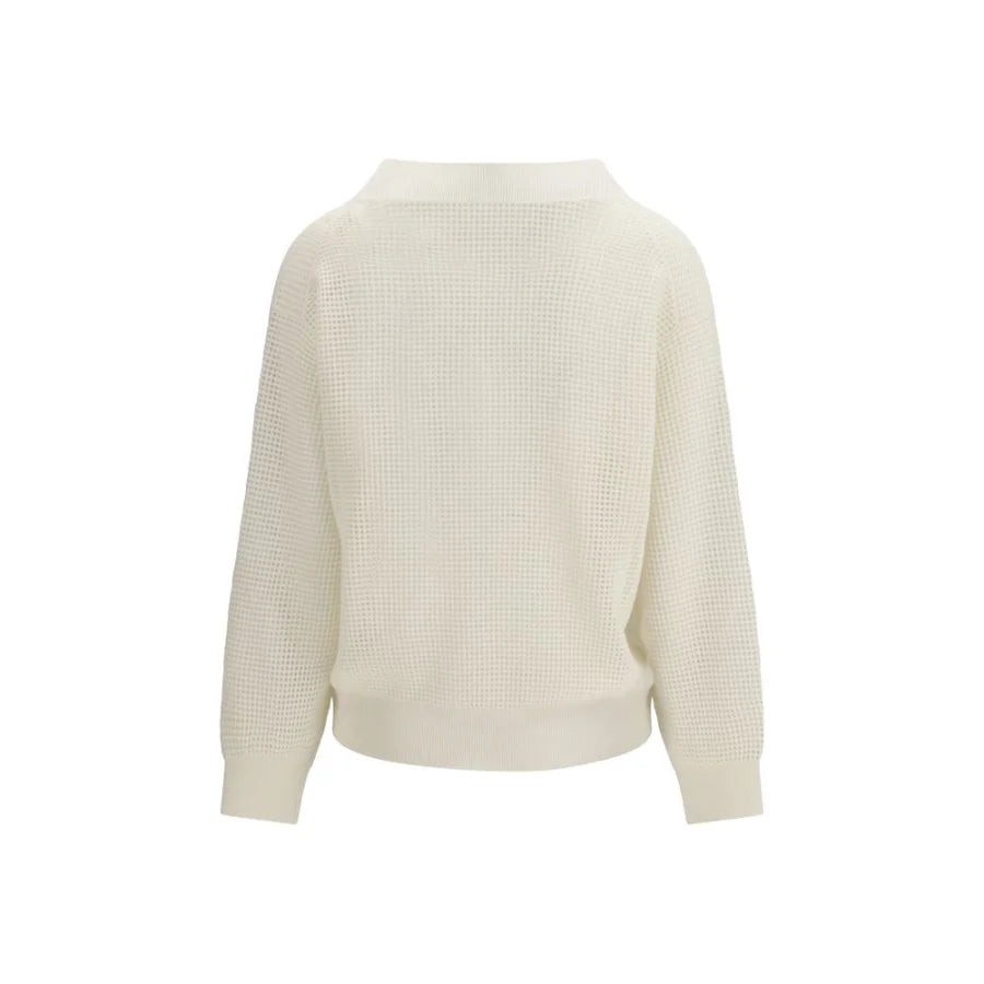 Brunello Cucinelli Beige Cashmere Sweater