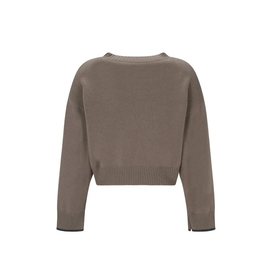 Brunello Cucinelli Beige Cashmere Sweater