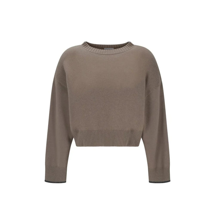 Brunello Cucinelli Beige Cashmere Sweater