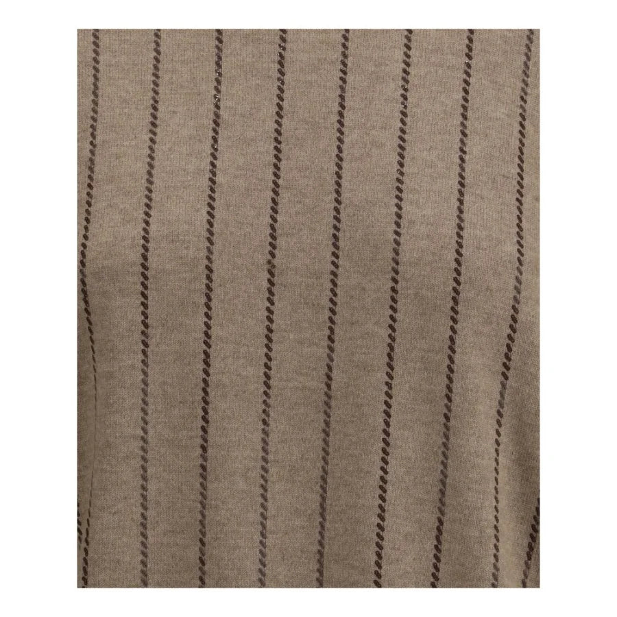 Brunello Cucinelli Beige Cashmere Sweater