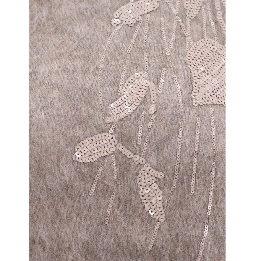 Brunello Cucinelli Beige Cashmere Sweatshirt