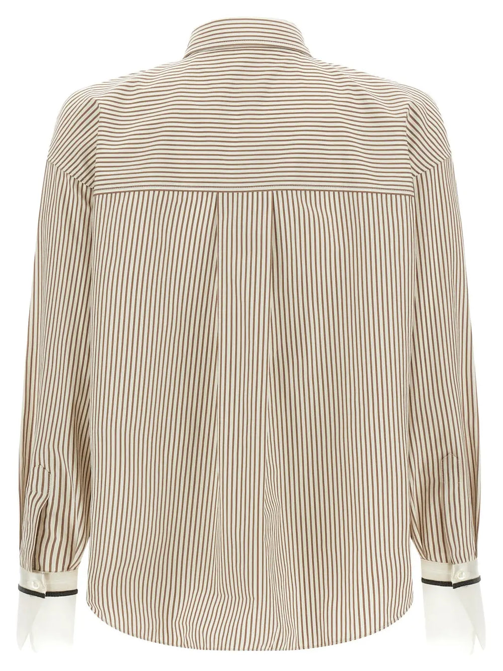 Brunello Cucinelli Beige Cotton Blouse