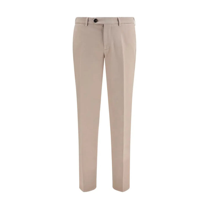 Brunello Cucinelli Beige Cotton Casual Pants