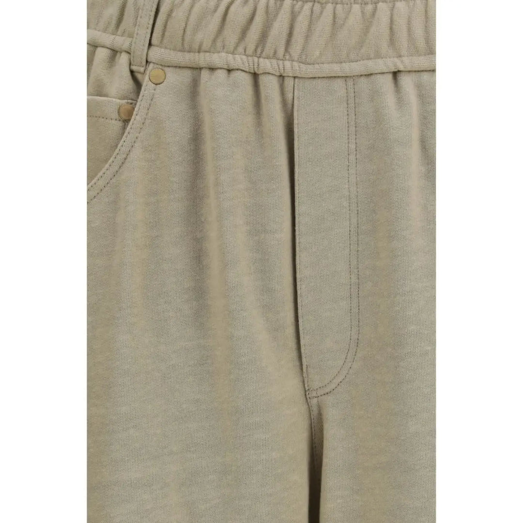 Brunello Cucinelli Beige Cotton Casual Pants