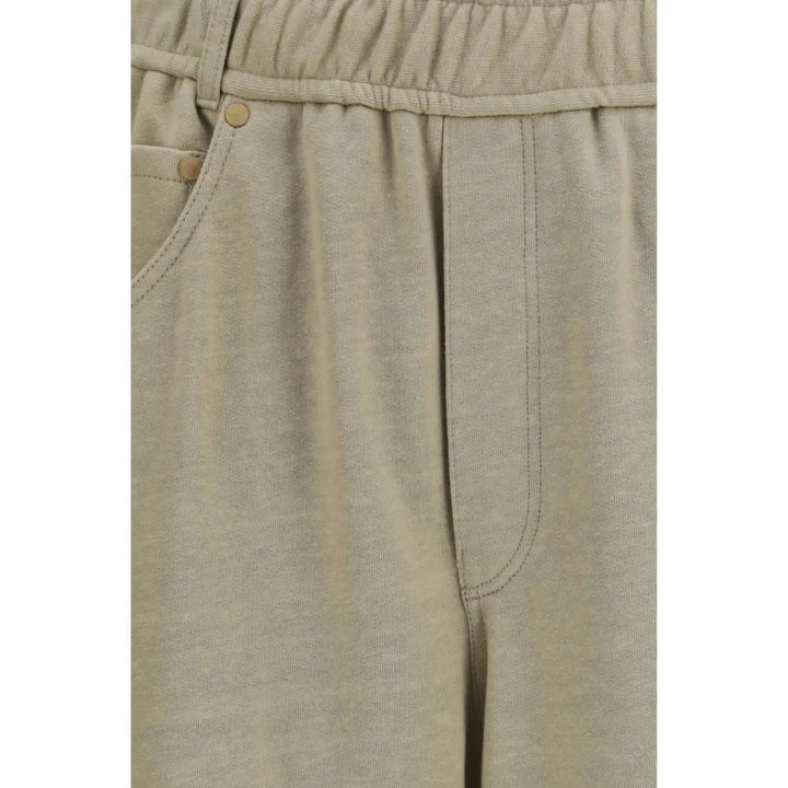 Brunello Cucinelli Beige Cotton Casual Pants