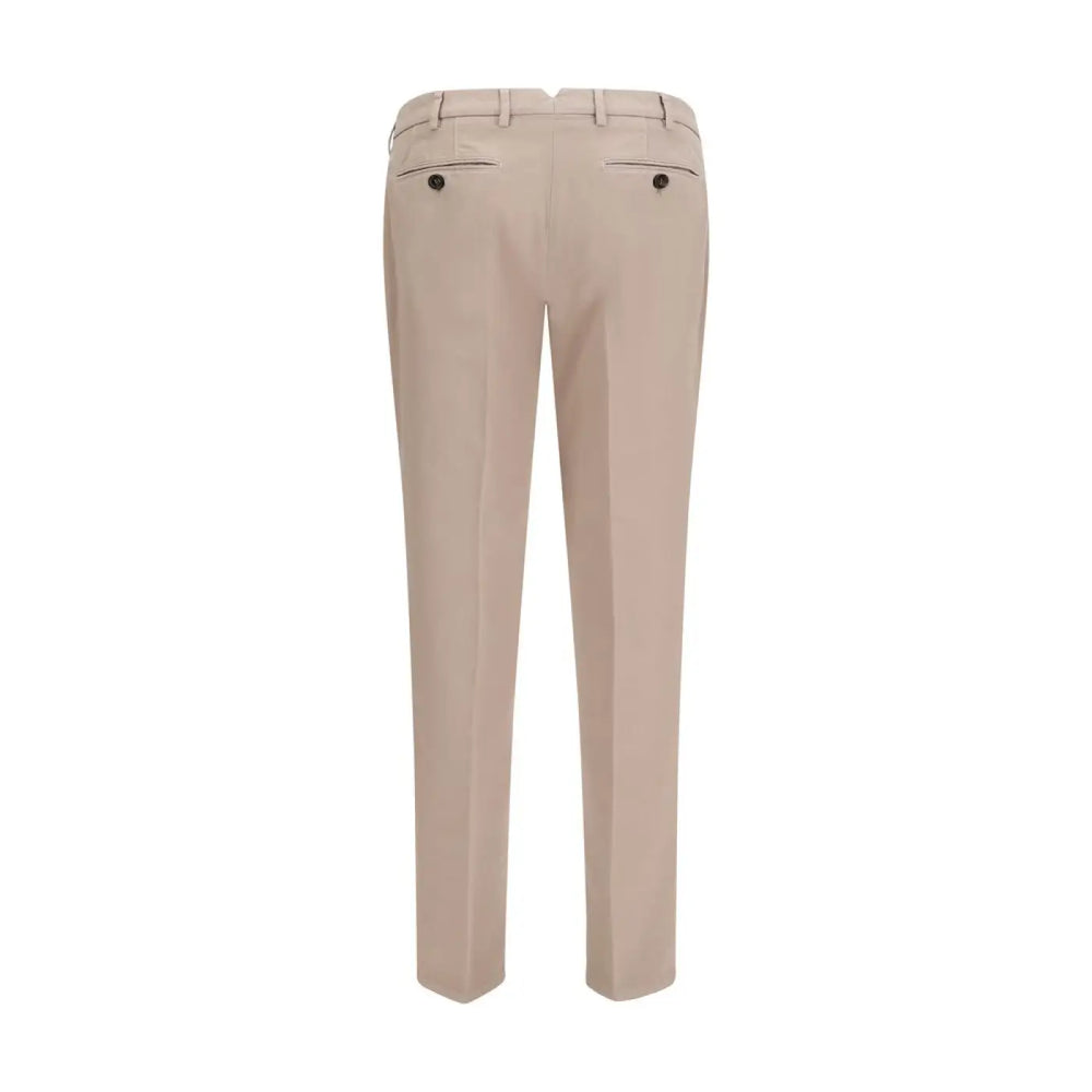 Brunello Cucinelli Beige Cotton Casual Pants