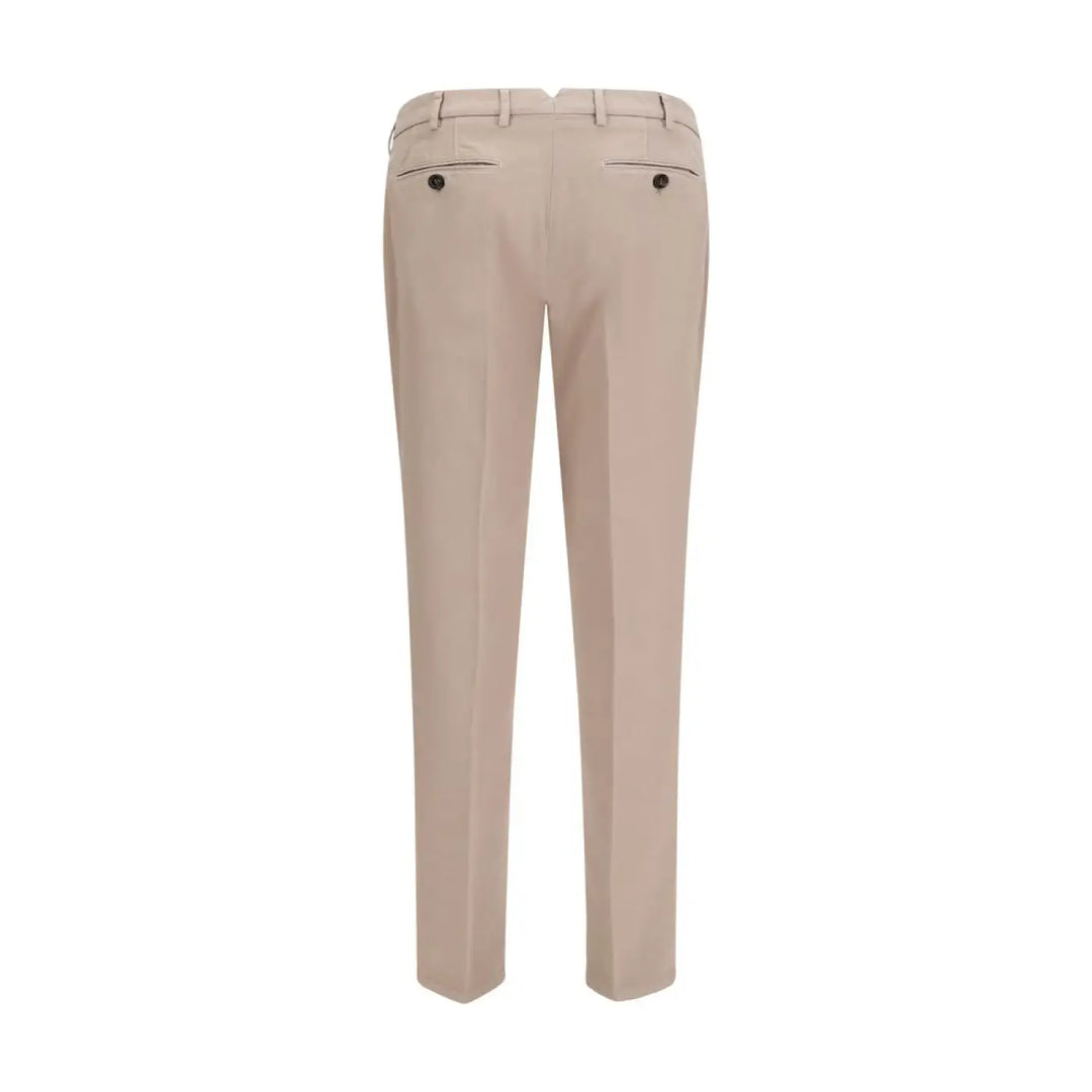 Brunello Cucinelli Beige Cotton Casual Pants