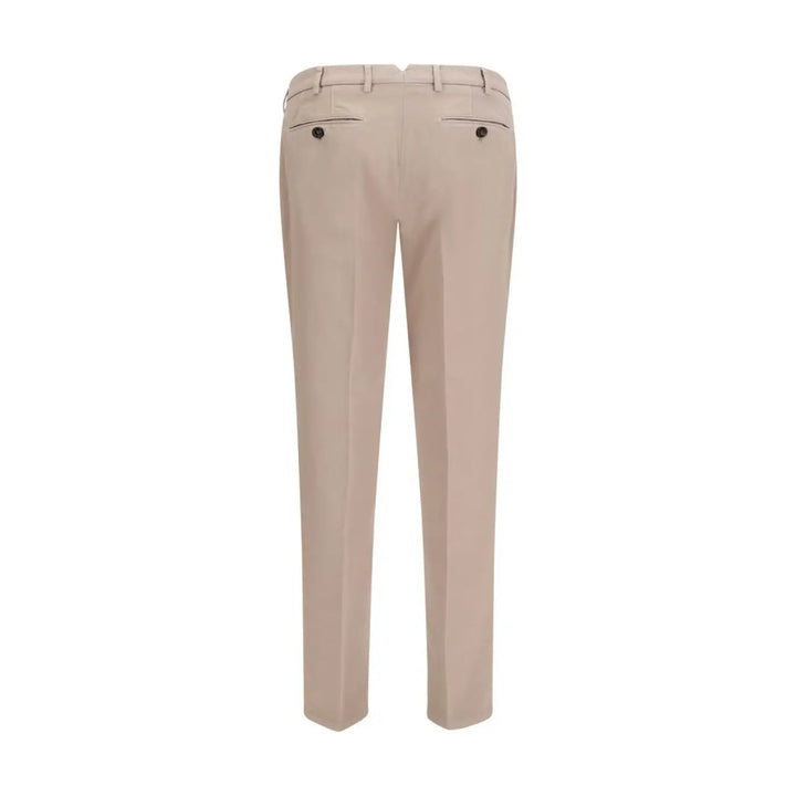 Brunello Cucinelli Beige Cotton Casual Pants