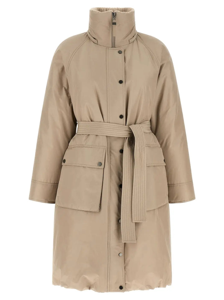 Brunello Cucinelli Beige Cotton Coat