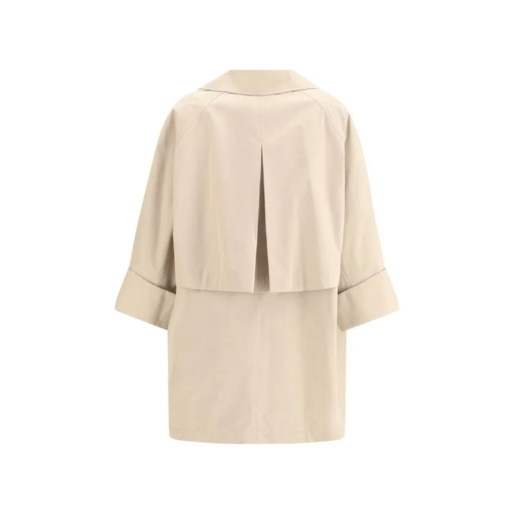 Brunello Cucinelli Beige Cotton Coat