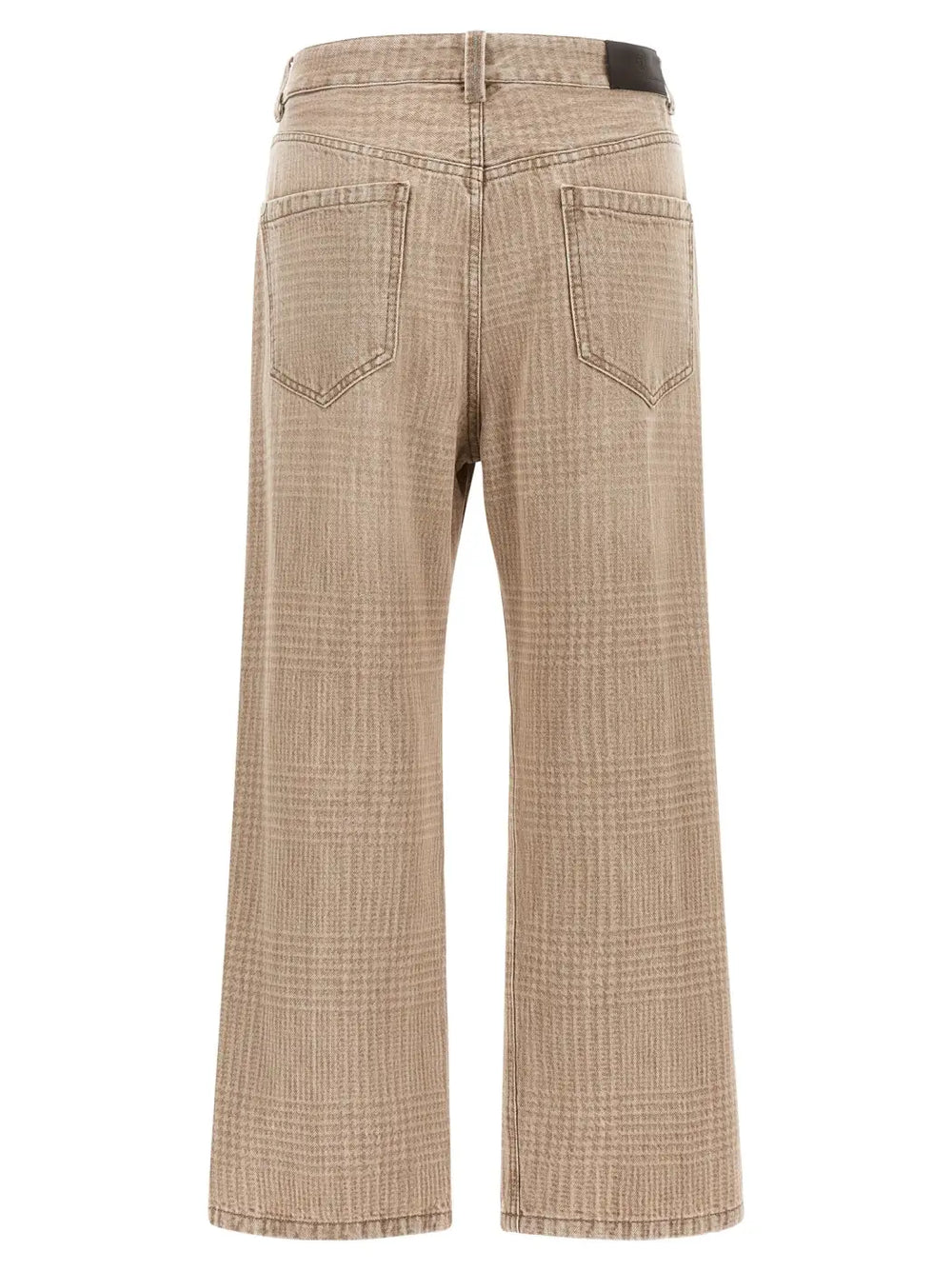 Brunello Cucinelli Beige Cotton Cropped Jeans