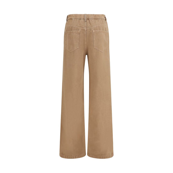 Brunello Cucinelli Beige Cotton Jeans Denim