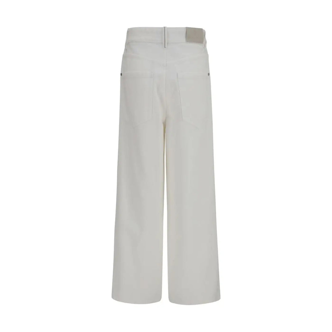 Brunello Cucinelli Beige Cotton Jeans Denim