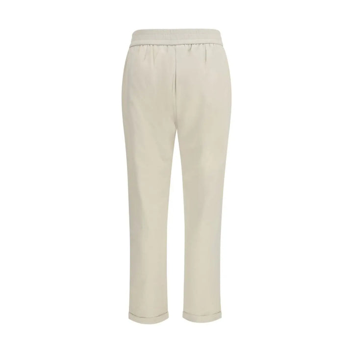 Brunello Cucinelli Beige Cotton Joggers (workout Pants)