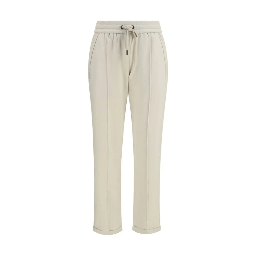Brunello Cucinelli Beige Cotton Joggers (workout Pants)