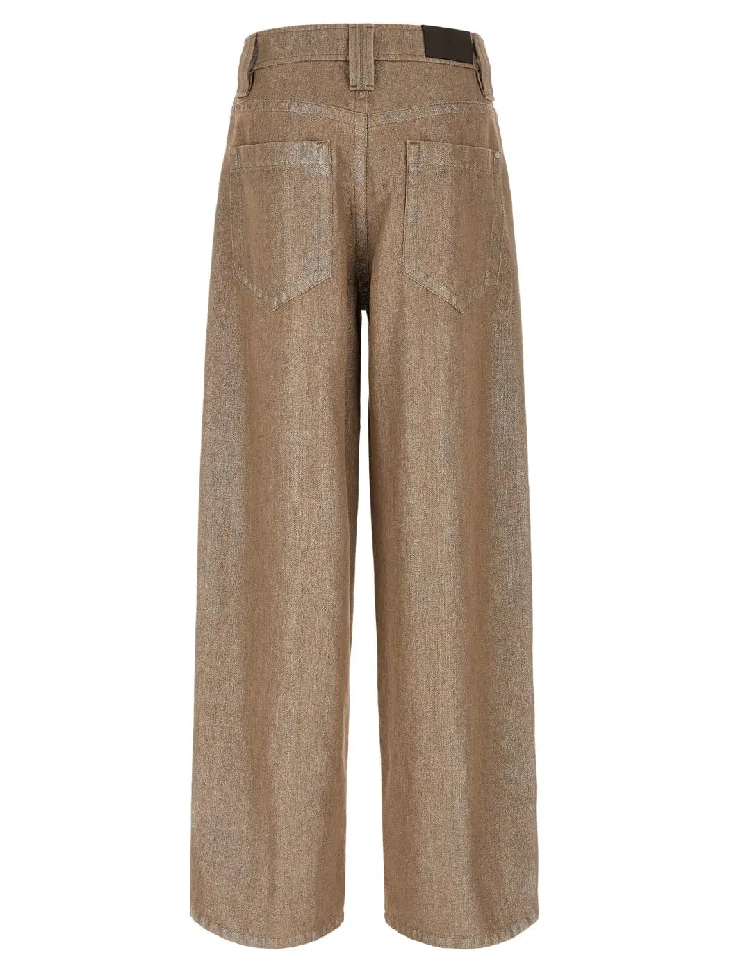 Brunello Cucinelli Beige Cotton Relaxed Fit Jeans
