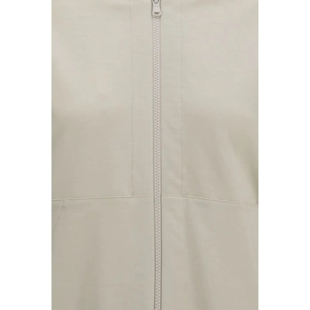 Brunello Cucinelli Beige Cotton Sweatshirt