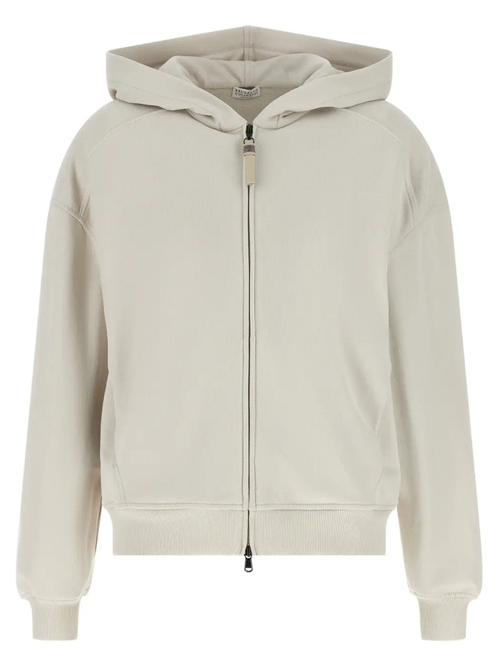 Brunello Cucinelli Beige Cotton Sweatshirt