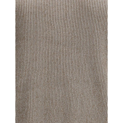 Brunello Cucinelli Beige Cotton Sweatshirt