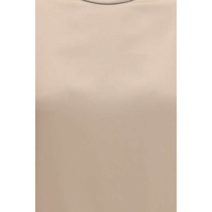 Brunello Cucinelli Blouses - Women’s Beige Elastane Blouse