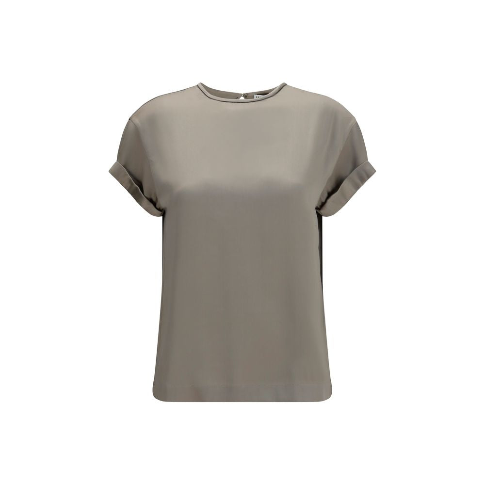 Brunello Cucinelli Blouses - Women’s Beige Elastane Blouse