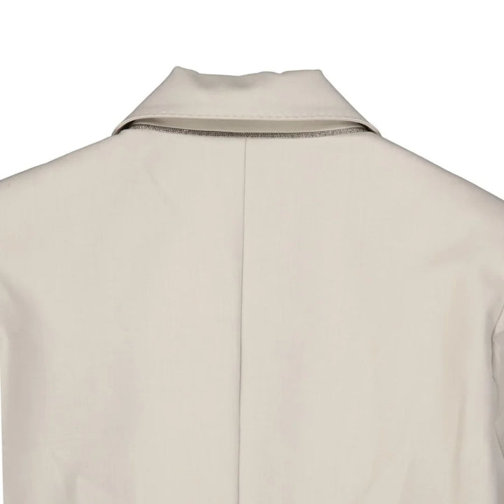 Brunello Cucinelli Beige Elastane Coat