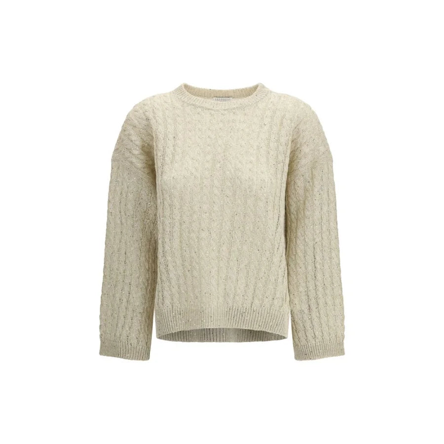 Brunello Cucinelli Beige Linen Sweatshirt