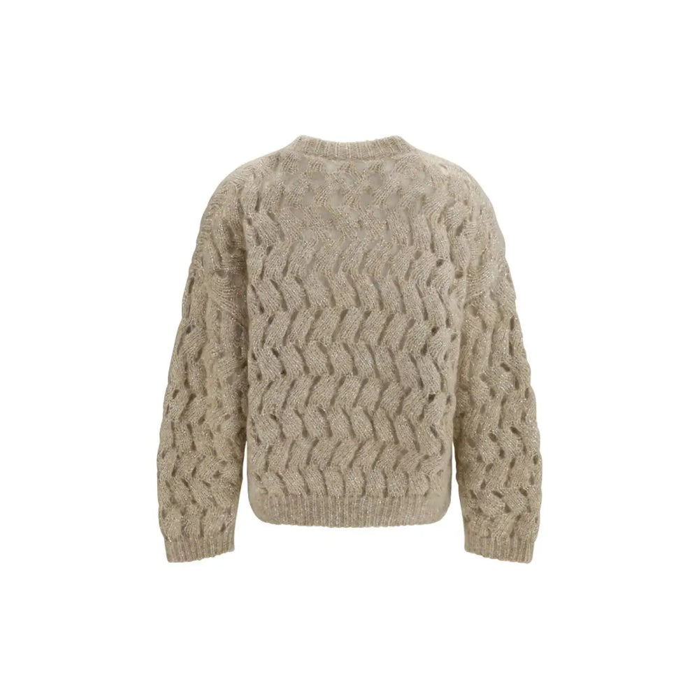 Brunello Cucinelli Beige Mohair Sweatshirt
