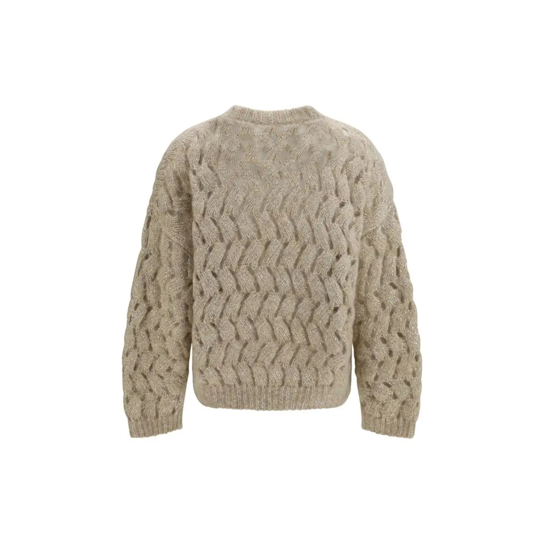 Brunello Cucinelli Beige Mohair Sweatshirt