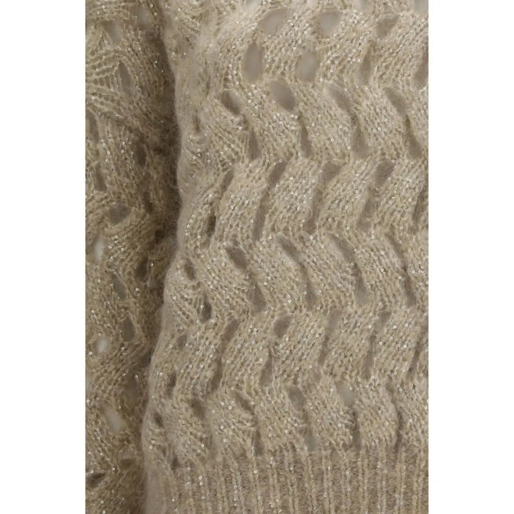 Brunello Cucinelli Beige Mohair Sweatshirt